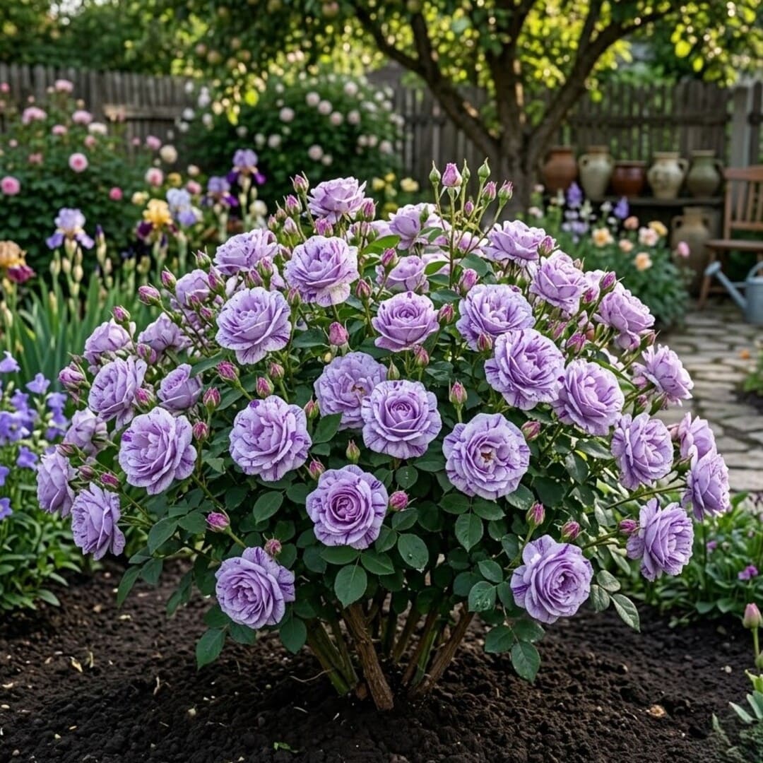 Trandafir Teahibrid Purple Anul 3